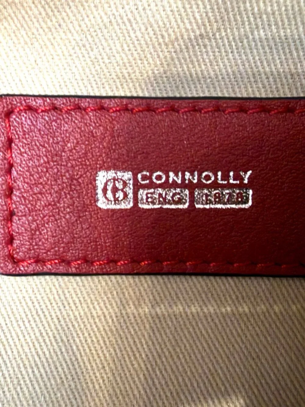 Connolly USED Red Sports Grip Bag with Badges